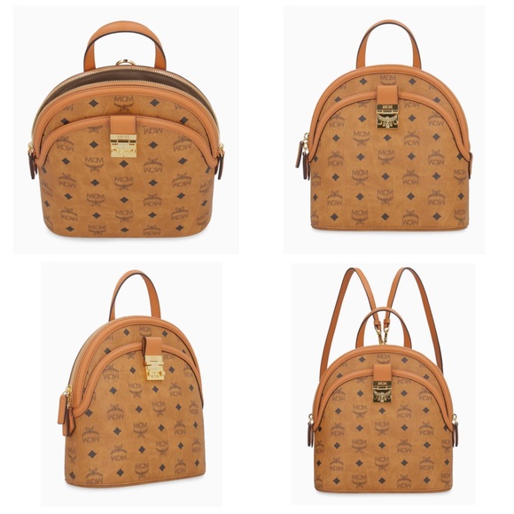 Brand New MCM Anna Visetos Backpack - Picture 10 of 10